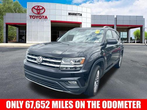 Deep Black Pearl 2019 Volkswagen Atlas 3.6L SE w/Technology