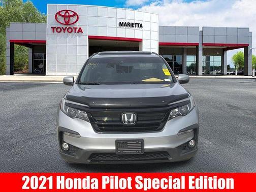 Lunar Silver Metallic 2021 Honda Pilot 2WD Special Edition