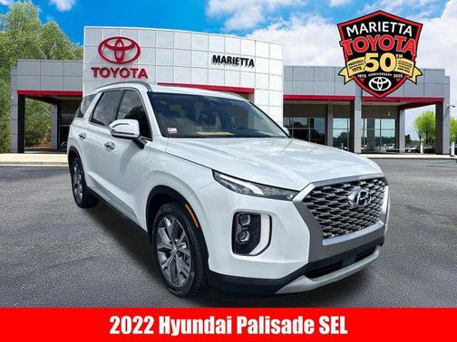 Hyper White 2022 Hyundai PALISADE SEL