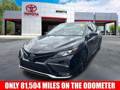 Midnight Black Metallic 2021 Toyota Camry XSE