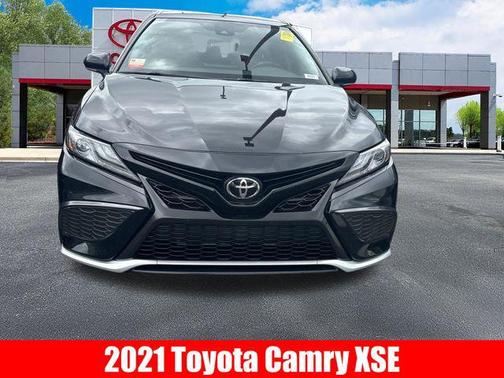 Midnight Black Metallic 2021 Toyota Camry XSE