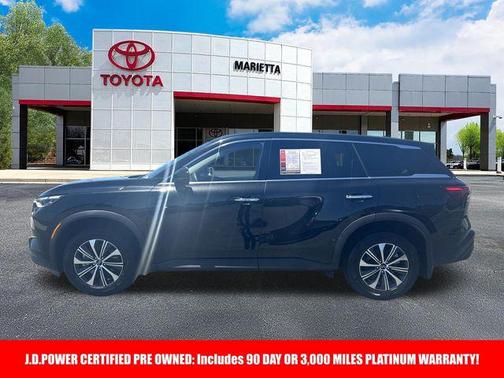 Mineral Black 2025 INFINITI QX60 Pure