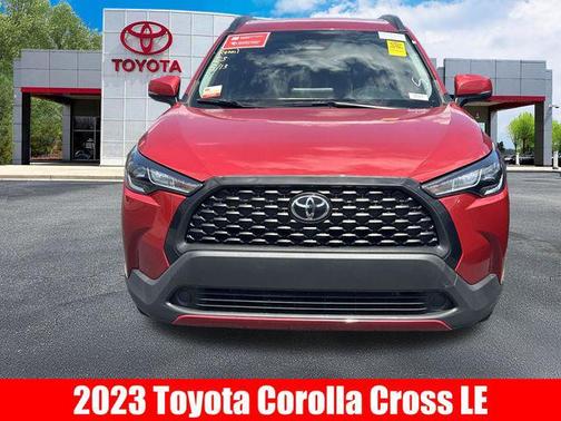 Barcelona Red Metallic 2023 Toyota Corolla Cross LE