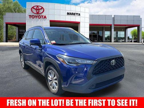 Blue Crush Metallic 2022 Toyota Corolla Cross LE
