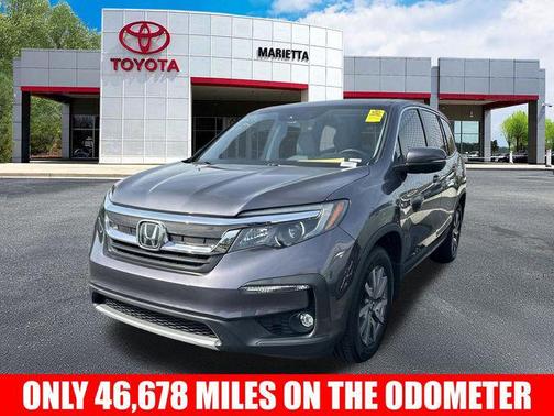 Lunar Silver Metallic 2020 Honda Pilot 2WD EX-L