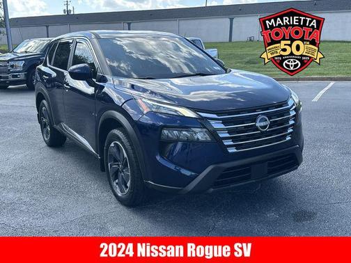 Deep Ocean Blue Pearl 2024 Nissan Rogue SV