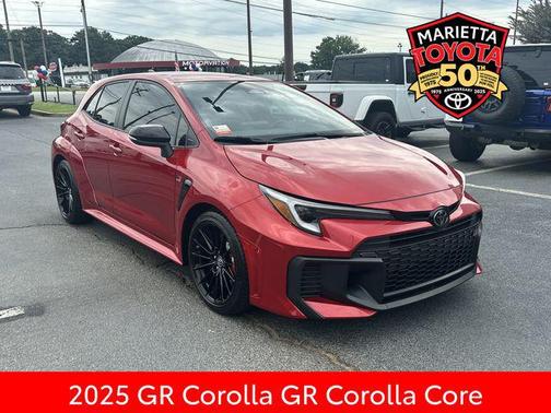 Supersonic Red 2025 Toyota GR Corolla Core