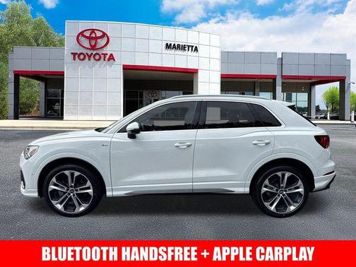 Glacier White Metallic 2020 Audi Q3 45 S line Prestige