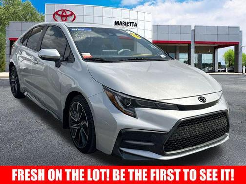 Classic Silver Metallic 2020 Toyota Corolla XSE