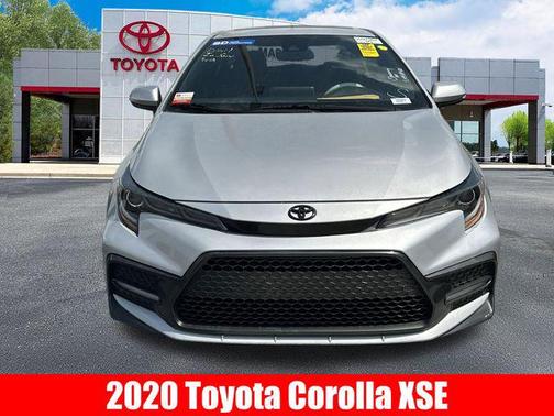 Classic Silver Metallic 2020 Toyota Corolla XSE