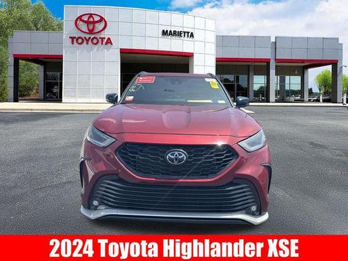 Ruby Flare Pearl 2024 Toyota Highlander XSE