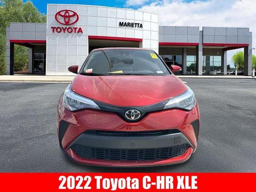 Supersonic Red 2022 Toyota C-HR XLE