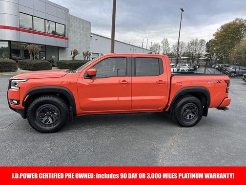 Afterburn Orange 2025 Nissan Frontier PRO-X
