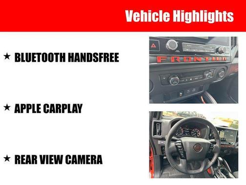 Afterburn Orange 2025 Nissan Frontier PRO-X