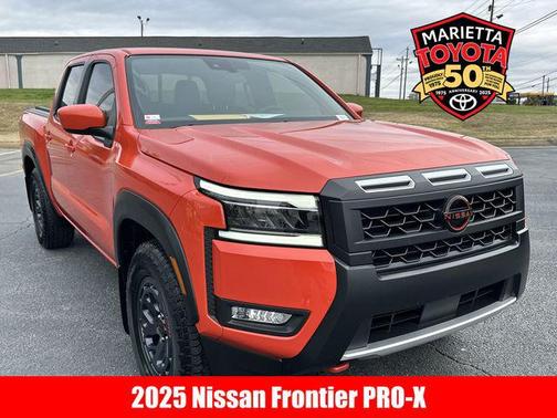 Afterburn Orange 2025 Nissan Frontier PRO-X