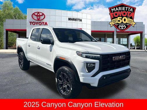 Summit White 2025 GMC Canyon Elevation