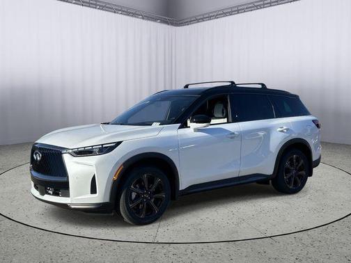 Radiant White/Black Obsidian 2027 INFINITI QX60 AUTOGRAPH
