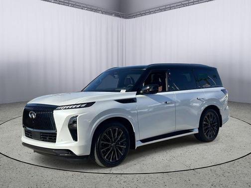 Radiant White/Black Obsidian 2027 INFINITI QX80 AUTOGRAPH