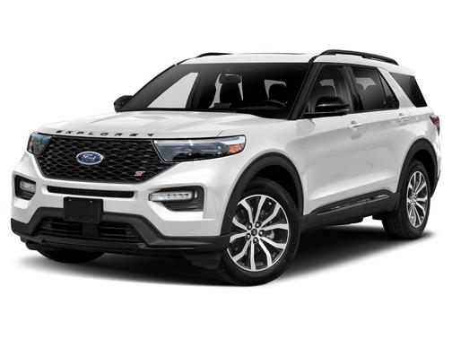 Star White Metallic Tri-Coat 2020 Ford Explorer ST