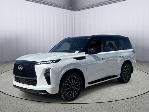 Radiant White/Black Obsidian 2027 INFINITI QX80 AUTOGRAPH