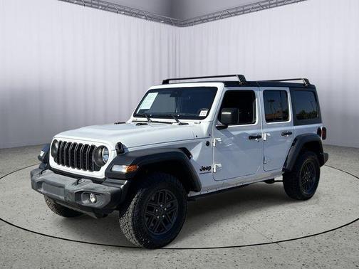 Bright White Clearcoat 2024 Jeep Wrangler Sport S