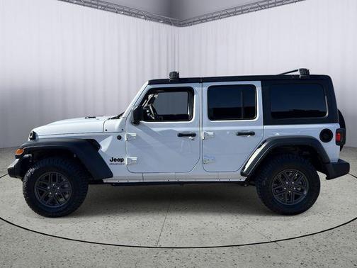 Bright White Clearcoat 2024 Jeep Wrangler Sport S