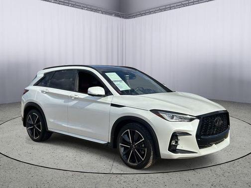 Radiant White 2023 INFINITI QX50 SPORT