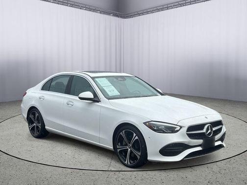 White 2025 Mercedes-Benz C-Class C 300