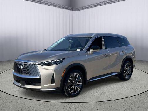 Warm Titanium 2026 INFINITI QX60 LUXE AWD