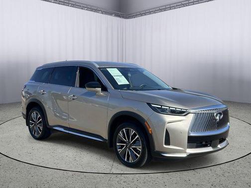 Warm Titanium 2026 INFINITI QX60 LUXE AWD