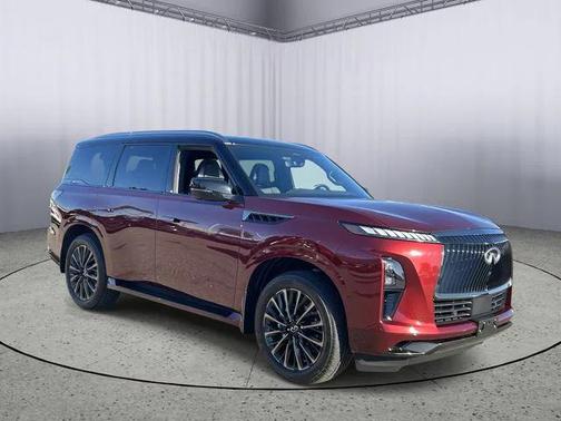 Coulis Red/Black Obsidian 2026 INFINITI QX80 AUTOGRAPH AWD