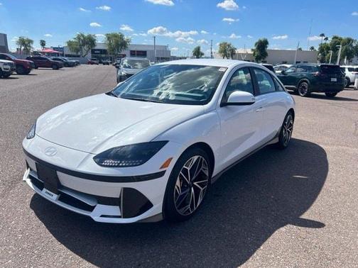 Serenity White 2023 Hyundai IONIQ 6 SEL