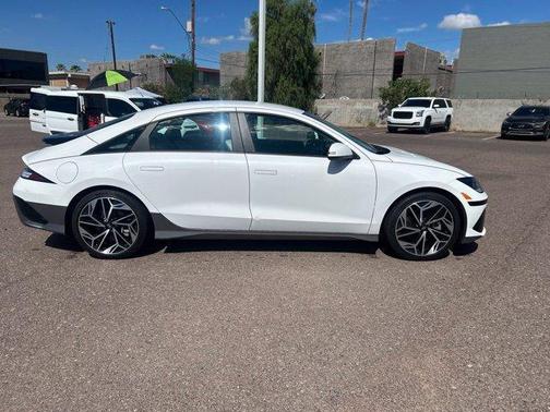 Serenity White 2023 Hyundai IONIQ 6 SEL