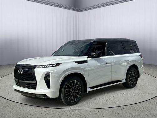 Radiant White/Black Obsidian 2027 INFINITI QX80 AUTOGRAPH