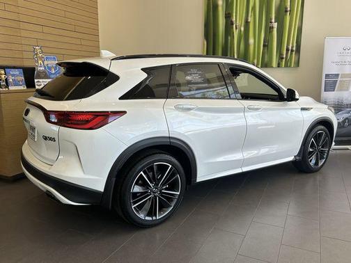 Radiant White 2025 INFINITI QX50 Sport AWD