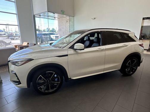 Radiant White 2025 INFINITI QX50 Sport AWD