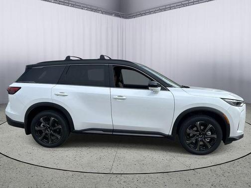 Radiant White/Black Obsidian 2026 INFINITI QX60 AUTOGRAPH