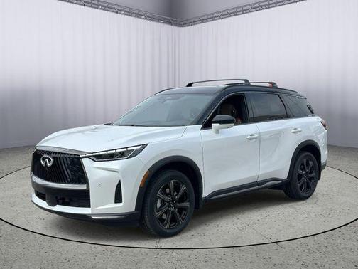 Radiant White/Black Obsidian 2026 INFINITI QX60 AUTOGRAPH