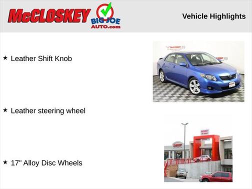 2009 Toyota Corolla XRS