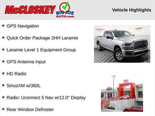 2024 RAM 2500 Laramie Crew Cab 4x4 6'4' Box