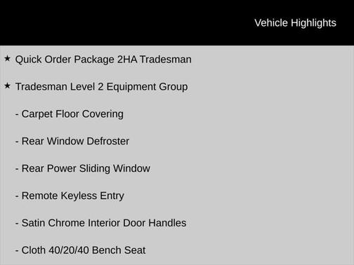 2019 RAM 3500 Tradesman Crew Cab 4x4 8' Box