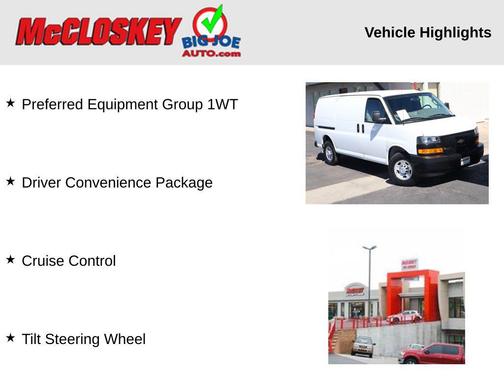 2022 Chevrolet Express 2500 RWD 2500 Regular Wheelbase WT