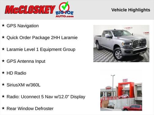 2024 RAM 2500 Laramie Crew Cab 4x4 6'4' Box