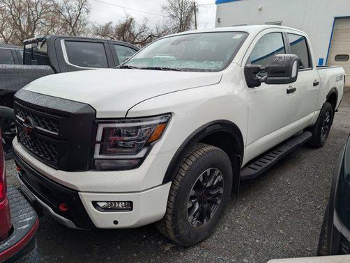 Glacier White 2024 Nissan Titan PRO-4X