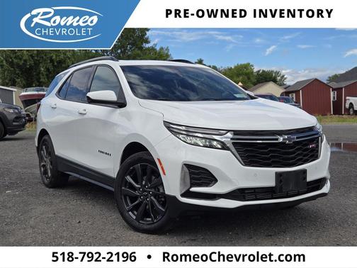 Summit White 2022 Chevrolet Equinox AWD RS