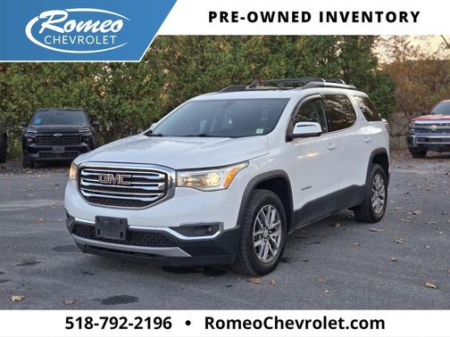 Summit White 2019 GMC Acadia SLE-2