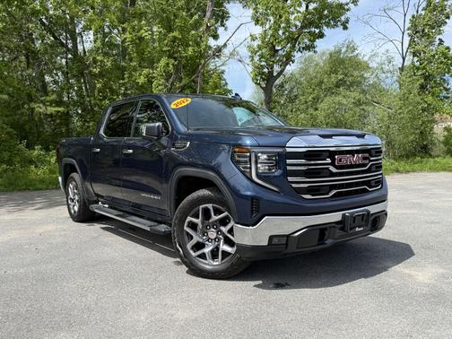 Pacific Blue Metallic 2022 GMC Sierra 1500 SLT