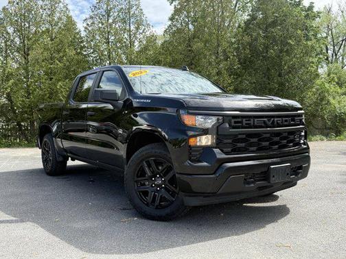 Black 2023 Chevrolet Silverado 1500 Custom