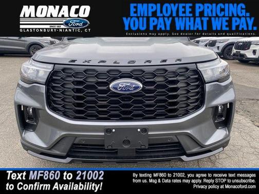 Carbonized Gray Metallic 2026 Ford Explorer ST-Line