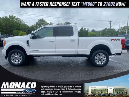 WHITE PLATINUM MET TRI-COAT 2017 Ford F-350 PLATINUM